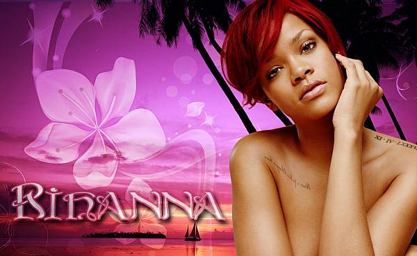 This jpeg image - Pink Rihanna Wallpaper, is available for free download