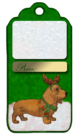 This png image - Christmas dog frame green, is available for free download