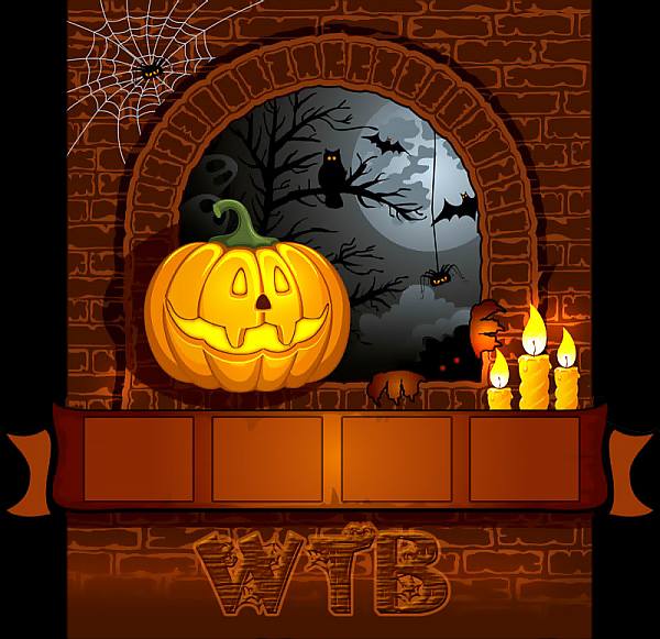 This jpeg image - Halloween Brik WTB, is available for free download