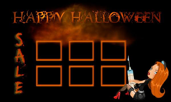 This jpeg image - Halloween Sale Nurse, is available for free download