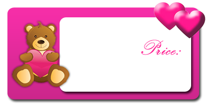 This png image - Valentine Frame Pink Bear, is available for free download