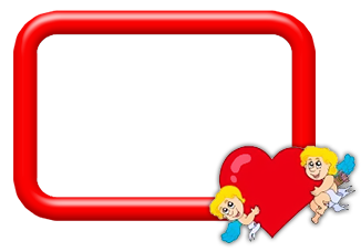 This png image - Valentine Frame Red, is available for free download