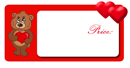 This png image - Valentine Frame Red Bear, is available for free download