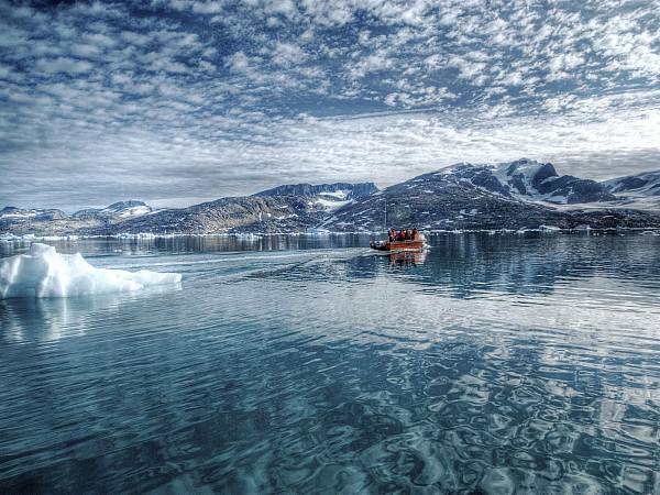 This jpeg image - Arctic sea Greenland, is available for free download
