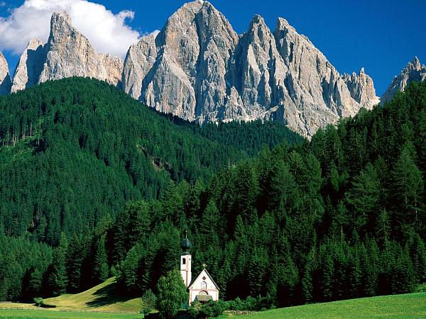 This jpeg image - Dolomite mountains Italy, is available for free download