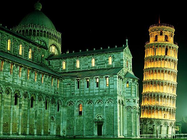 This jpeg image - Duomo and leaning tower Italy, is available for free download