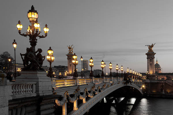 This jpeg image - Pont Alexandre III Bridge Paris Wallpaper, is available for free download