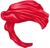 This jpeg image - Casablanca Silk Flowy Turban Red, is available for free download