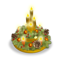 This png image - Christmas Table Decoration, is available for free download