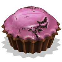 This png image - CocoaVille Purple Cake Seat, is available for free download