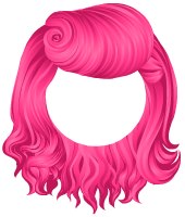 This jpeg image - Emerald City Puff Roll Hair Electric Pink, is available for free download