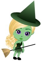 This jpeg image - Emerald City Witch Yober Black, is available for free download