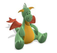 This jpeg image - Enchanted Dragon Plush, is available for free download