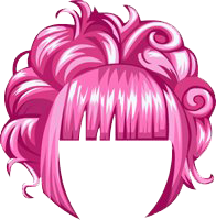 This png image - Halloween-Diamonds-Hair-Pink, is available for free download