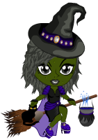 This png image - Halloween Lewis Witch Yober Green, is available for free download