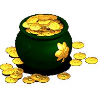 This jpeg image - Leprechaun Pot Of Gold, is available for free download