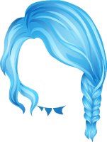This jpeg image - Miami Beach Plait Icy Blue, is available for free download