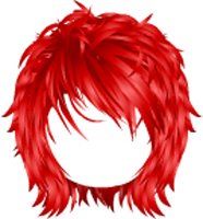 This jpeg image - Miami Edgy Biker Hair Red, is available for free download