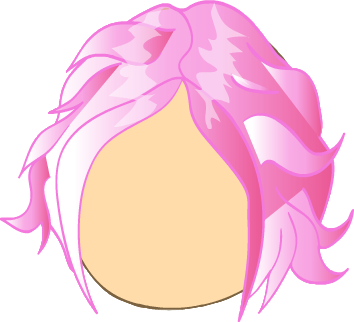 This png image - Pink Shaggy Hair, is available for free download