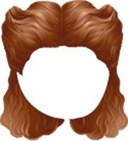 This jpeg image - Southern Iconic Parted Hairstyle Brown, is available for free download