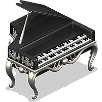 This jpeg image - Spellbound Grand Piano, is available for free download