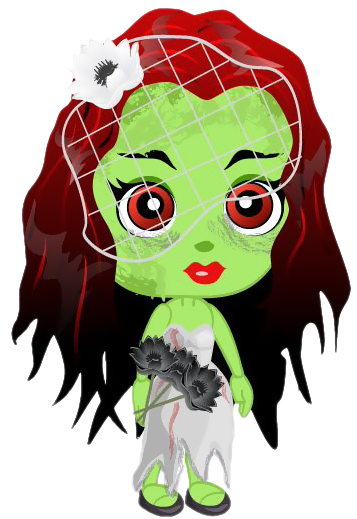 This png image - Zombie Girl, is available for free download