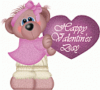 Animated Bear Happy Valentine Day