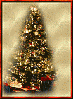 Animated Christmas Card with Christmas Tree