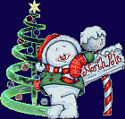 Animated Christmas North Pole