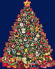 Animated Christmas Tree With Gifts