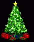 Animated Christmas Tree With Lights