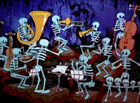 Animated Dancing Skeletons