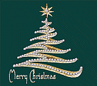 Animated Merry Christmas Tree