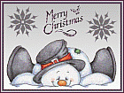 Animated Merry Christmas with Snowman