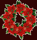 Animated Red Christmas Wreath