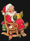 Animated Santa at Chair