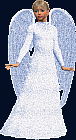 Beautiful White Animated Angel