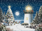 Christmas Snowy Animated Picture