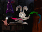 Confused Bunny Gif Animation