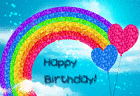 Happy Birthday Blue Gif Animation