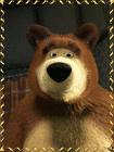 Ohh Masha and The Bear GIF Animation