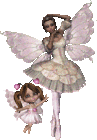 Two Animated Shining Fairies