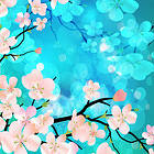Background with Spring Branches