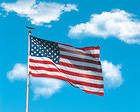 Background with USA Flag