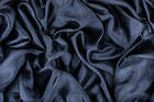 Blue Satin Fabric Texture Background