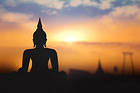 Buddha Sunrise Background
