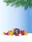 Christmas Background with Gifts