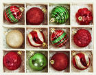 Christmas Balls Background