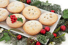 Christmas Biscuits Background