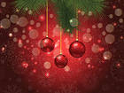 Christmas Red Deco Background